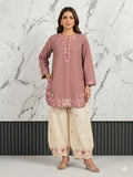 2 Piece – Embroidered Lawn Suit with Farshi Shalwar