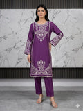 2 PIECE - EMBROIDERED LAWN SUIT