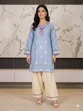 2 Piece – Embroidered Lawn Suit with Farshi Shalwar