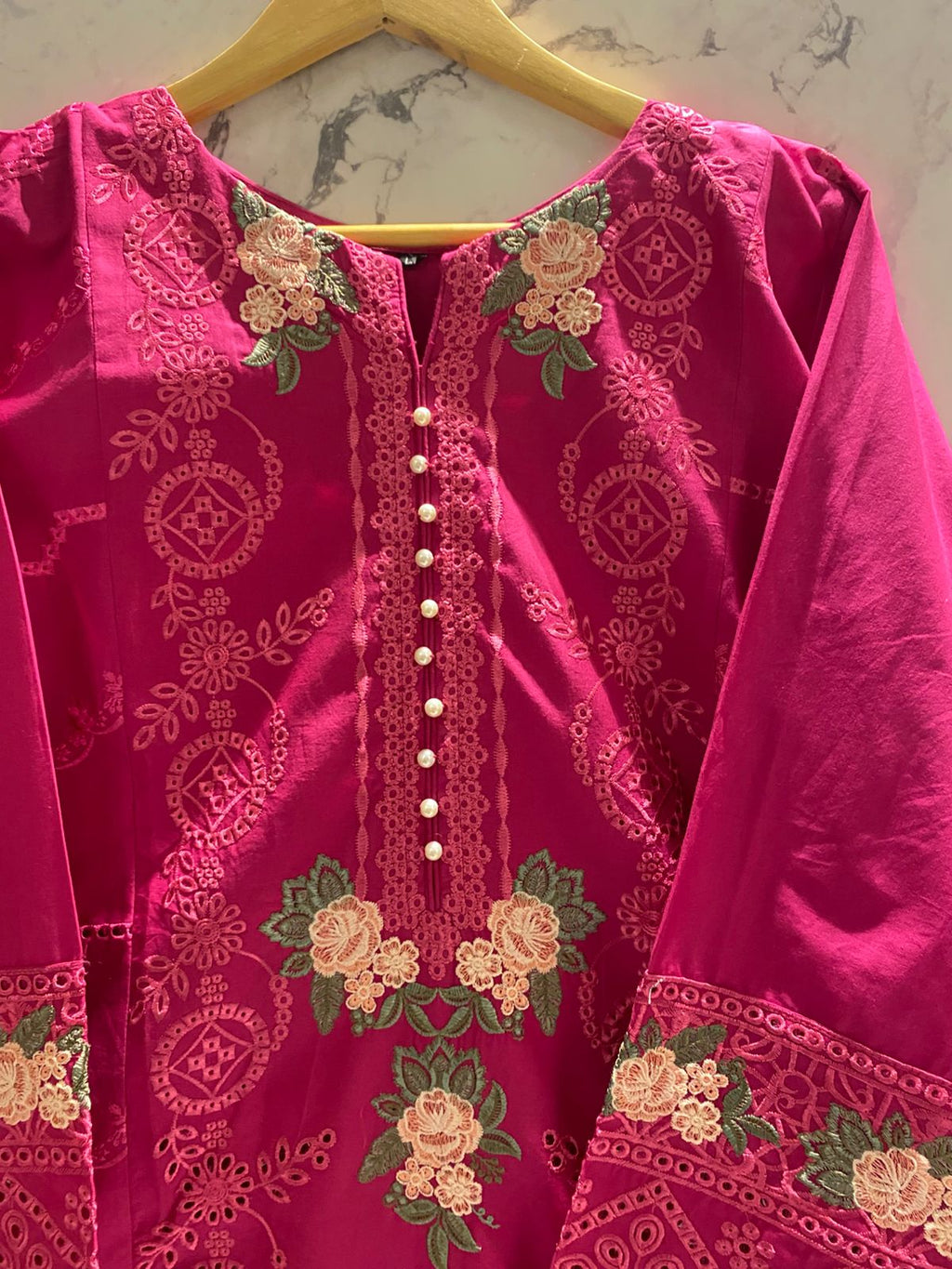 2 PIECE - EMBROIDERED LAWN SUIT