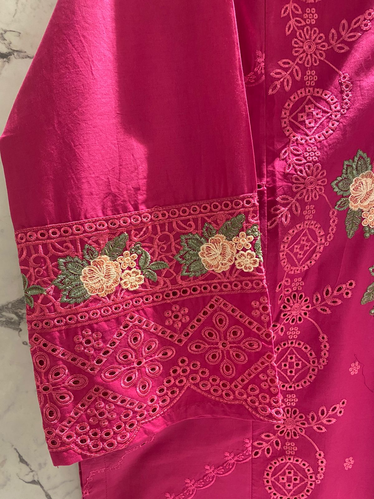 2 PIECE - EMBROIDERED LAWN SUIT