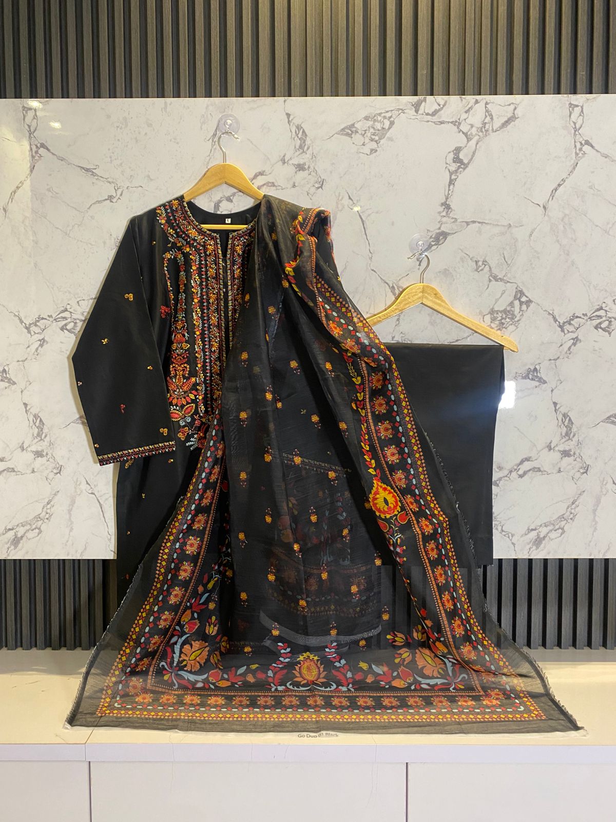 3 PIECE - EMBROIDERED LAWN SUIT