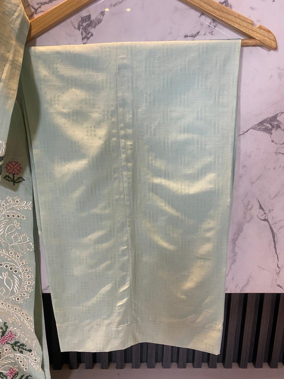2 PIECE - EMBROIDERED LAWN SUIT