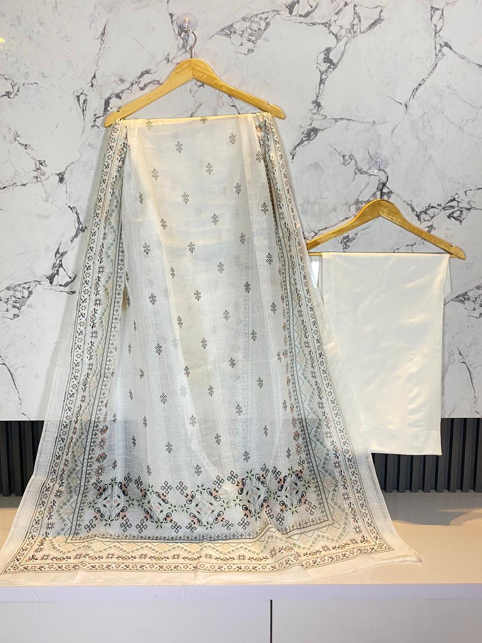 3 PIECE - EMBROIDERED LAWN SUIT