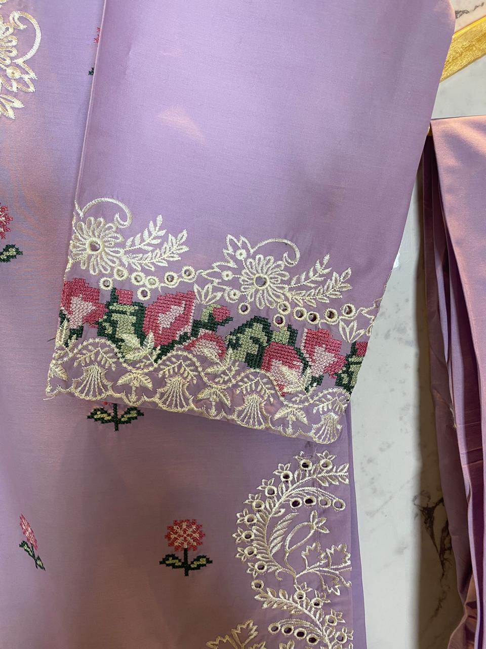 2 PIECE - EMBROIDERED LAWN SUIT