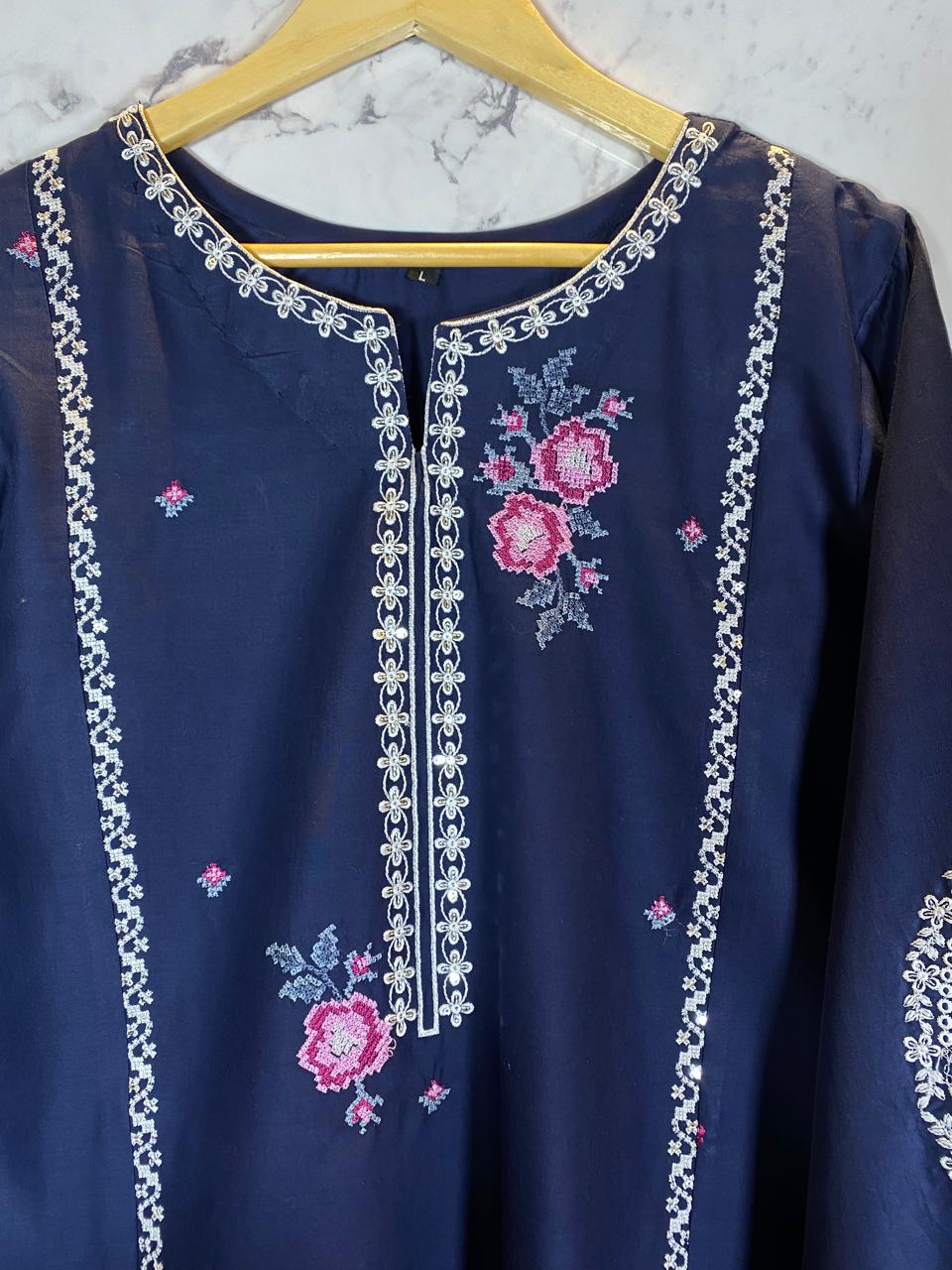 2 PIECE - EMBROIDERED LAWN SUIT