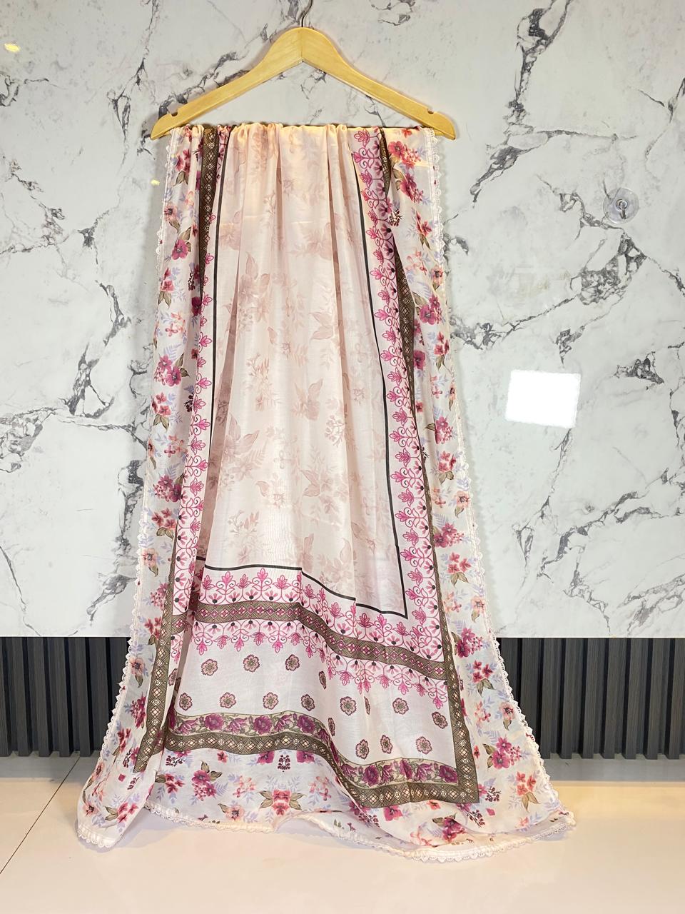 3 PIECE - EMBROIDERED LAWN SUIT
