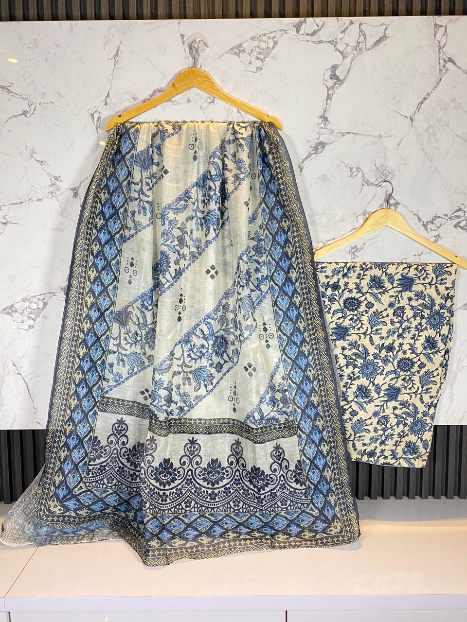 3 PIECE - EMBROIDERED LAWN SUIT